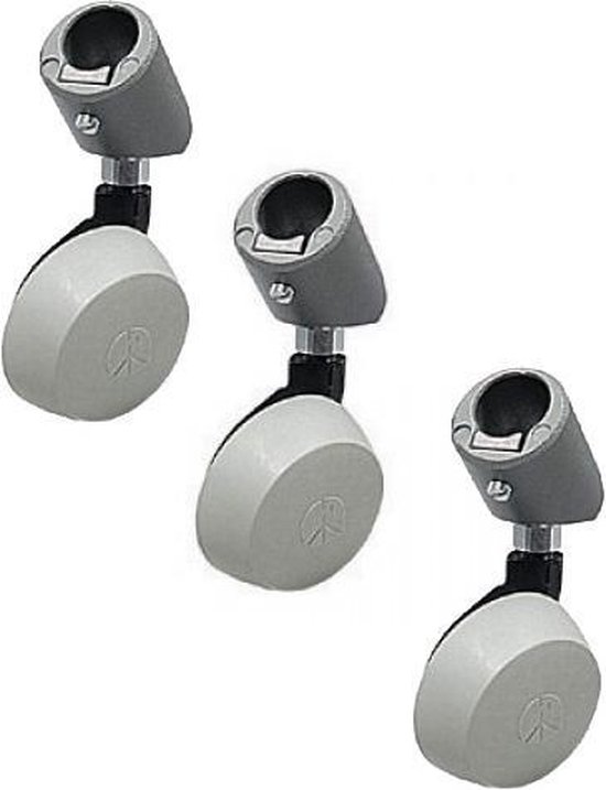 Manfrotto wielen set voor stand voeten, diameter 19mm