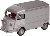 Modelauto Citroen Type H die-cast bestelbus grijs 16 cm - speelgoed auto schaalmodel - miniatuur model