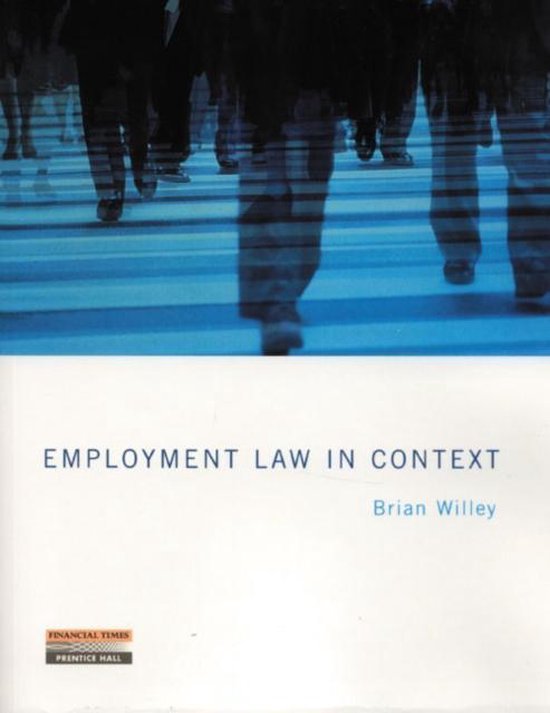 Employment Law in Context - cover