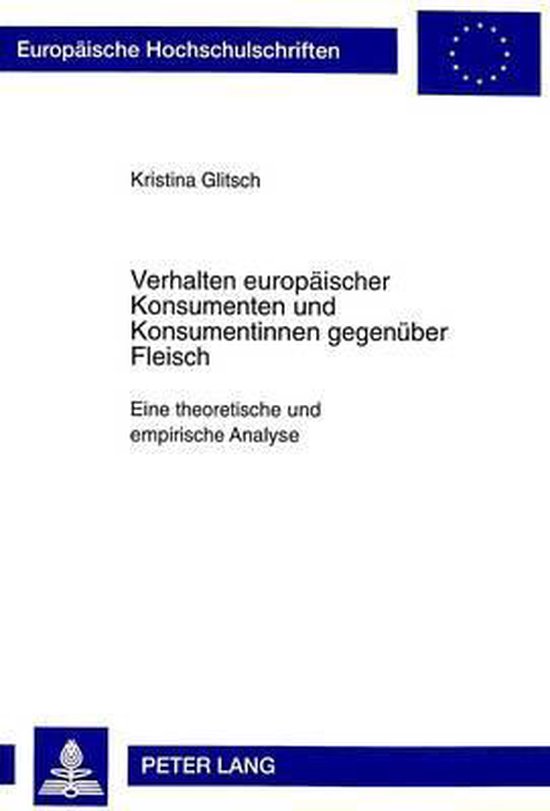 Verhalten Europaeischer Konsumenten Und Konsumentinnen Gegen ... - cover