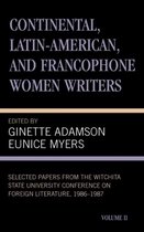 Continental, Latin-American and Francophone Women Writers