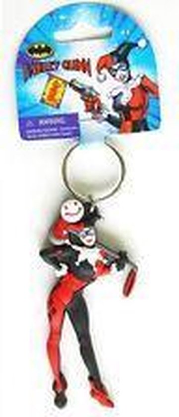 Batman - Harley Quinn Figure Vinyl Keychain - Multicolor