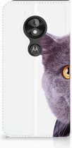 Motorola Moto E5 Play Uniek Standcase Hoesje Kat