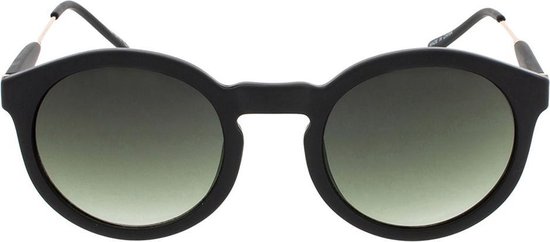 Icon Eyewear Zonnebril JORDAN - Mat zwart montuur – Groene glazen