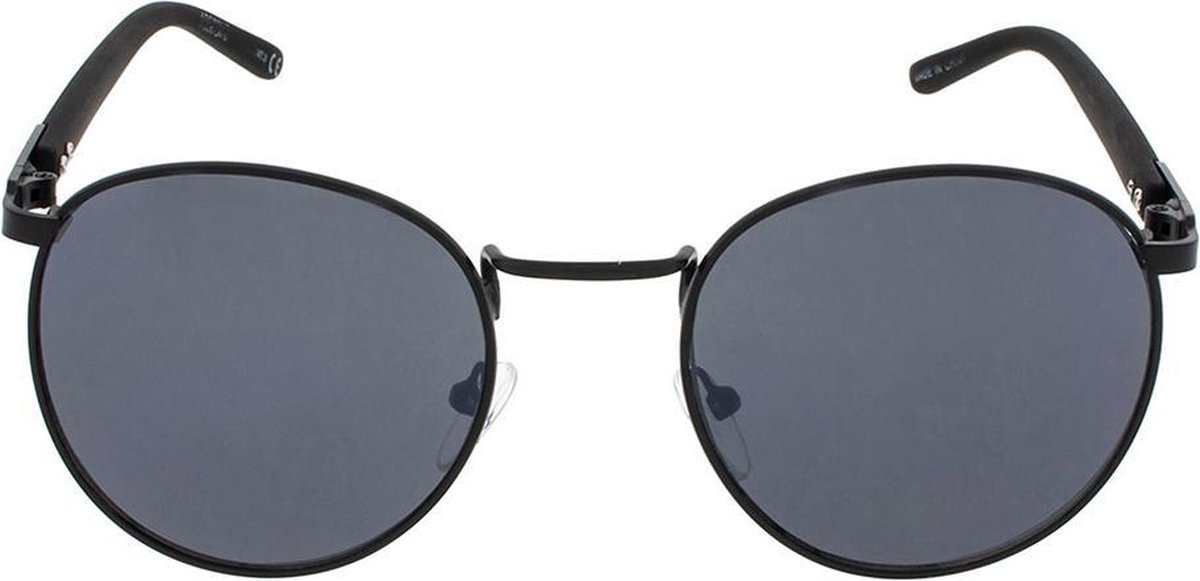 Icon Eyewear Zonnebril TEES - Mat zwart montuur - Grijze glazen