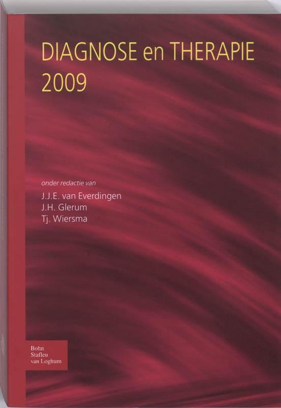 Cover van het boek 'Diagnose en Therapie 2009 / druk 1'