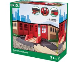 BRIO Treinremise - Met draaischijf en 5 deuren - 33736