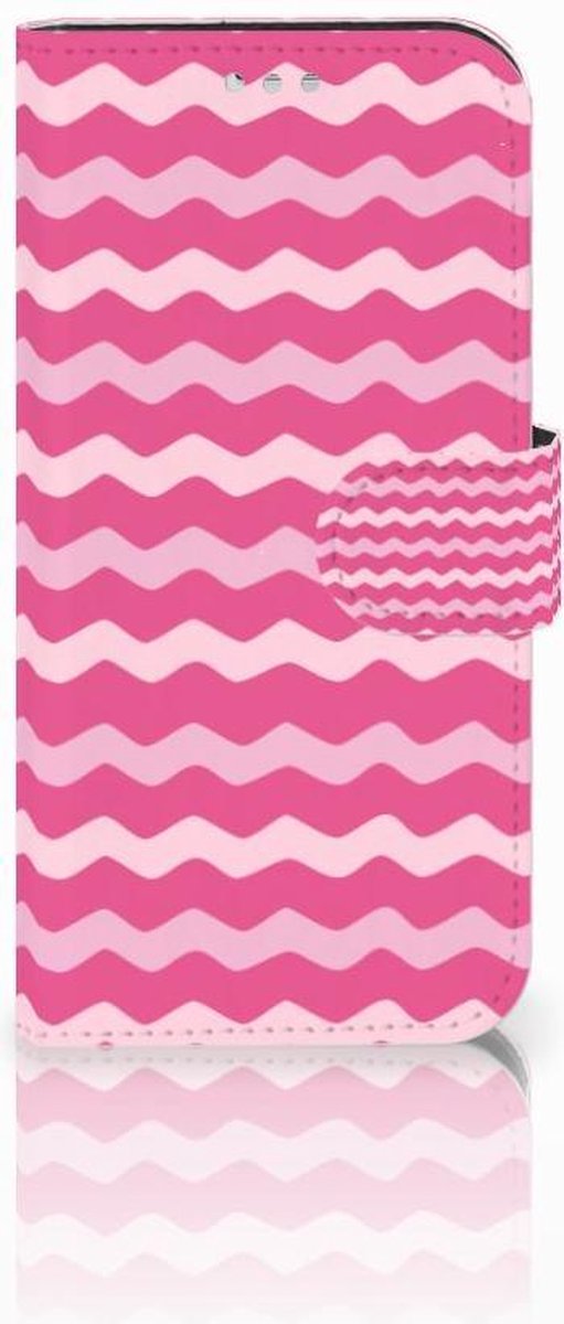 Book Case voor Samsung Galaxy S7 Telefoon Hoesje Waves Pink