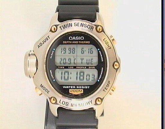 CASIO - DEP-600 - Horloge -Rubber - Zwart - 51 * 50 mm | bol.com