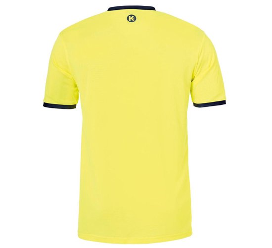 Kempa Curve Sportshirt - Maat XXL  - Mannen - geel/blauw - Kempa