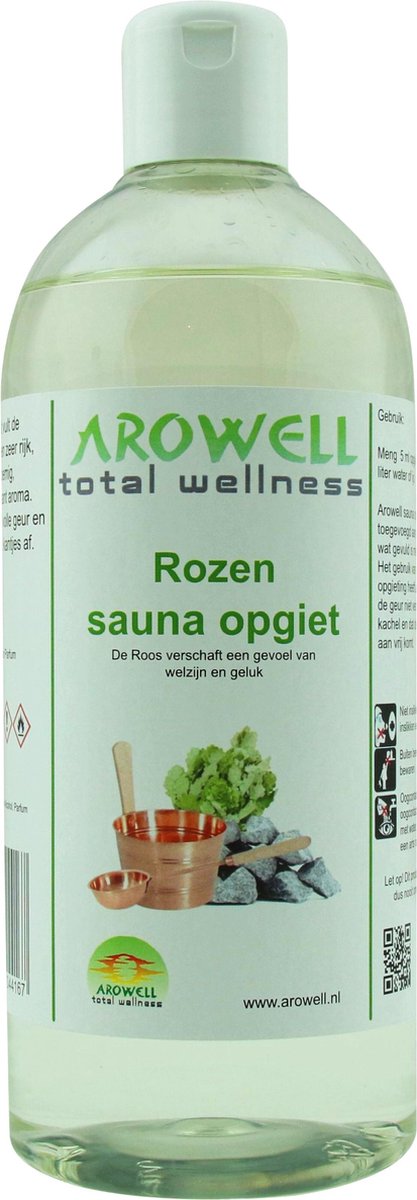 Goedkoopste Arowell - Rozen sauna opgiet saunageur opgietconcentraat - 500 ml