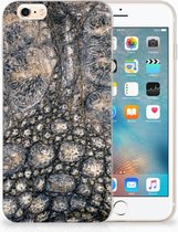 Geschikt voor iPhone 6s Siliconen cover Krokodillenprint