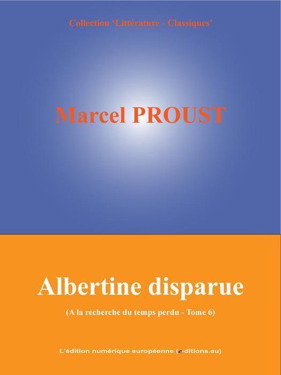 Albertine Disparue - cover