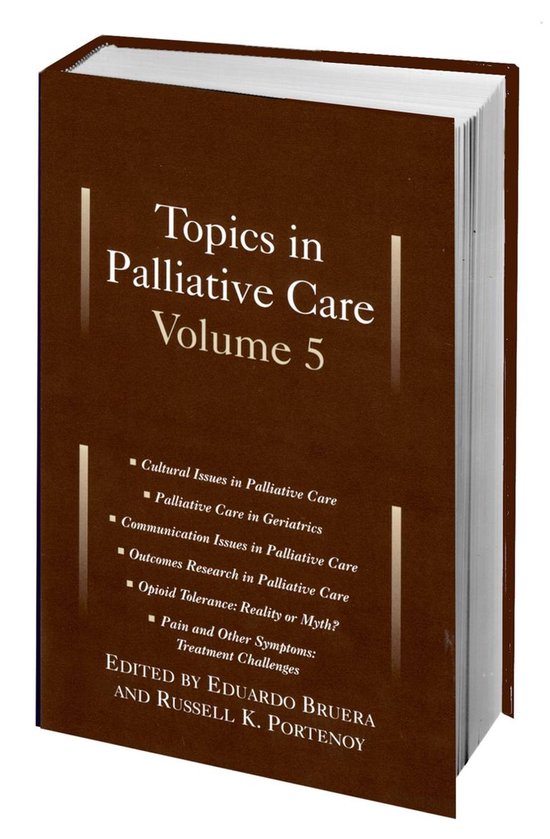 Topics in Palliative Care - cover