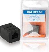 Valueline CAT5 Netwerk Adapter RJ45 (8/8) Female - RJ45 (8/8) Female Zwart