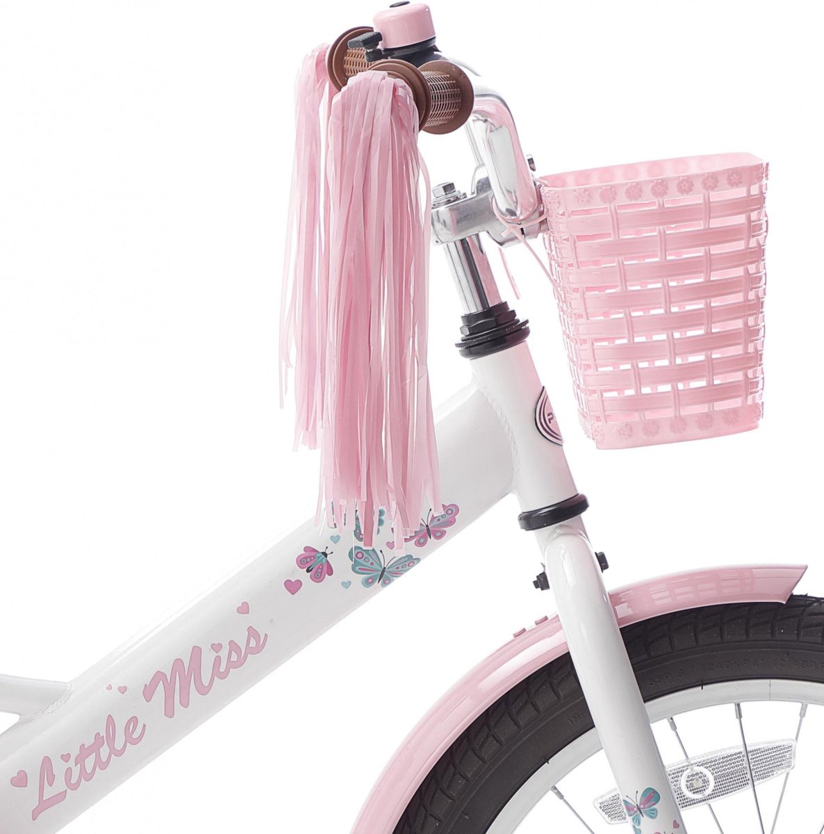 V los pour enfants Popal Little Miss 18 pouces Wit Rose bol