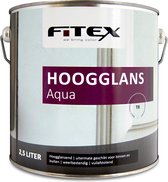 Fitex-Hoogglans Aqua-Ral 9004 Signaalzwart 2,5 liter