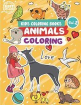 Kids coloring books Animals coloring: Kids coloring books Animals coloring