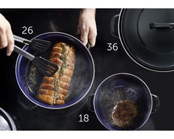 BK Fortalit braadpan 26 cm/2,9 L - Inductie - PFAS-vrij - Met deksel
