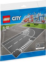 LEGO City Routes droites et bifurcation - 7281
