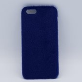 zacht pluizig – blauwe – back case voor iPhone 6
