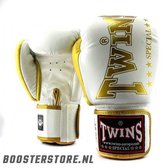 TWINS SPECIAL|Bokshandschoenen| BGVL 8| WIT/GOUD| 16OZ