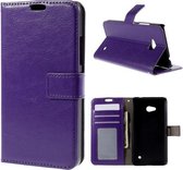 Cyclone Cover wallet hoesje Microsoft Lumia 850 paars