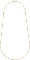 Glow Gouden Lengtecollier 45 cm - Jasseron - 1.5 mm breed