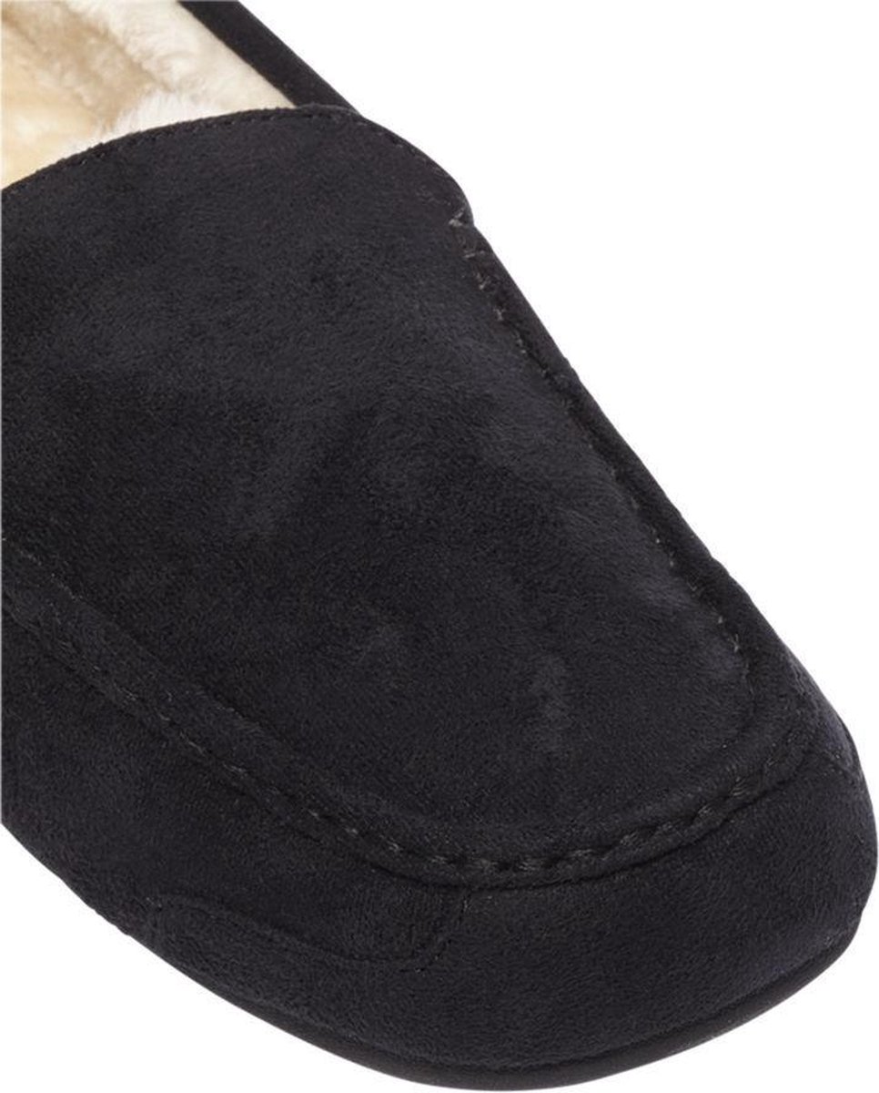 Casa mia Heren Zwarte pantoffel warmgevoerd - Maat 46 | bol.com