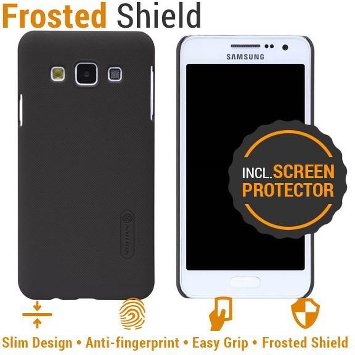 Nillkin Backcover Samsung Galaxy A3 (Super Frosted Shield Brown)