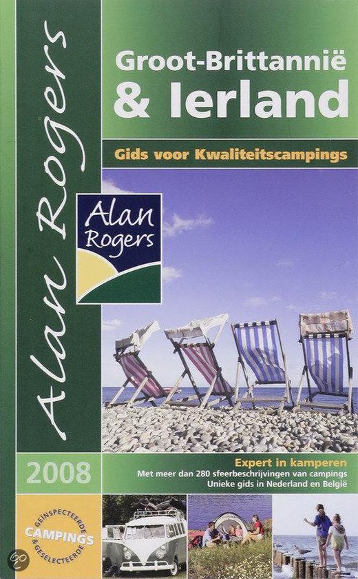 Cover van het boek 'Alan Rogers Campinggids Gr.Brittannie 2008' van  Nvt