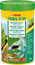 Sera Guppy gran 250 ml langzaam zinkend plantaardig voer