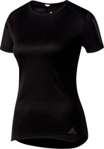 adidas Response Tee - Sportshirt - Dames - XS - Black