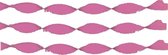 3x Crepe papier slingers 6 meter roze - feestslingers