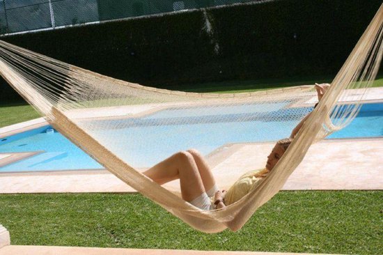 Mexicaanse hangmat Familial Ecru