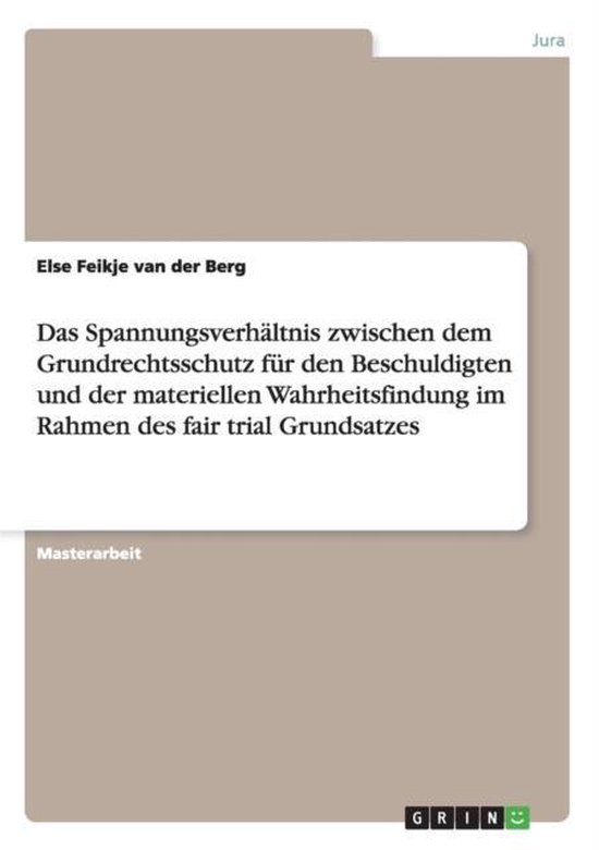 Das Spannungsverhaltnis zwischen dem Grundrechtsschutz fur d ... - cover