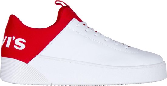 Levi Sneakers - Maat 39 - Vrouwen - wit/rood | bol.com