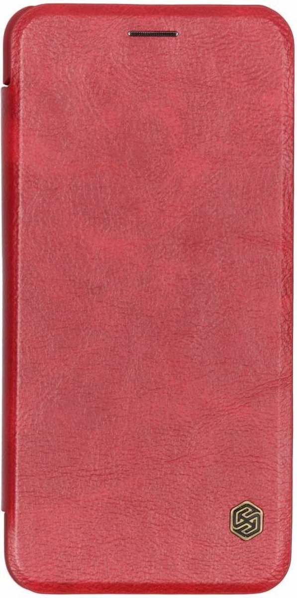 Nillkin Qin PU Leather Book Case - Geschikt voor Samsung Galaxy A7 (2018) - Rood