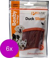 Proline Boxby Duck Slices - Hondensnacks - 6 x Eend 90 g