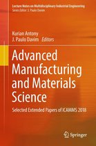 Lecture Notes on Multidisciplinary Industrial Engineering - Advanced Manufacturing and Materials Science
