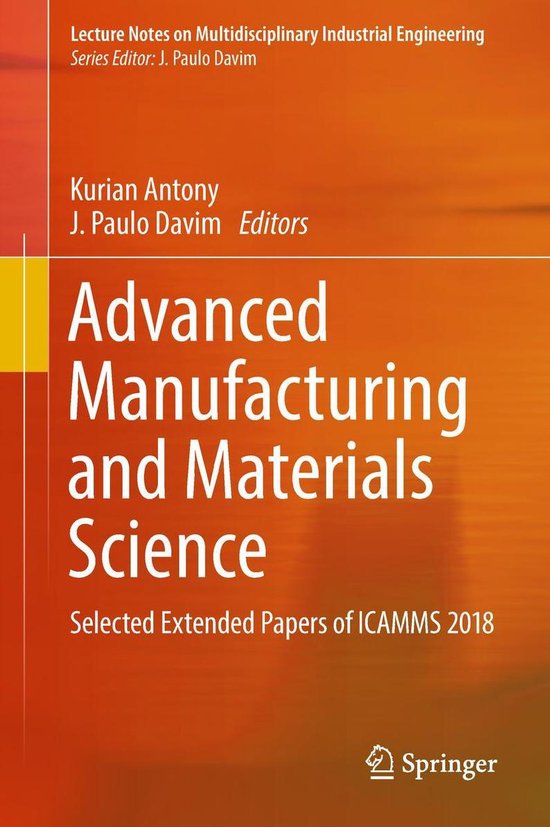 Advanced Manufacturing and Materials Science (ebook) | 9783319762760 ...