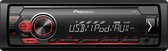 Pioneer  MVH-S110UI Autoradio Enkel din Rood-USB - 4 x 50 W