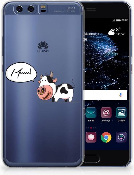 Coque Téléphone pour Huawei P10 Plus TPU Silicone Etui Vache