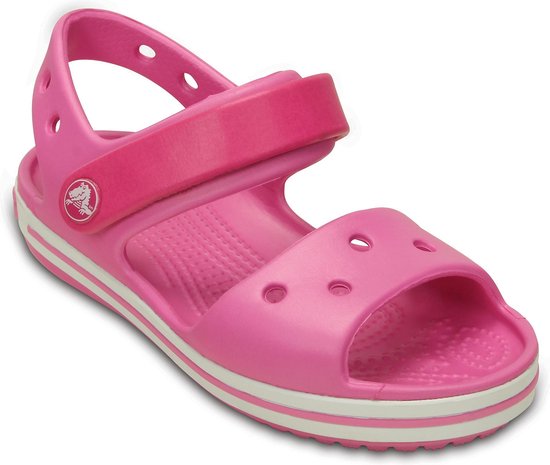 Crocs Crocband Slippers - Maat 24/25 - Meisjes - roze | bol.com