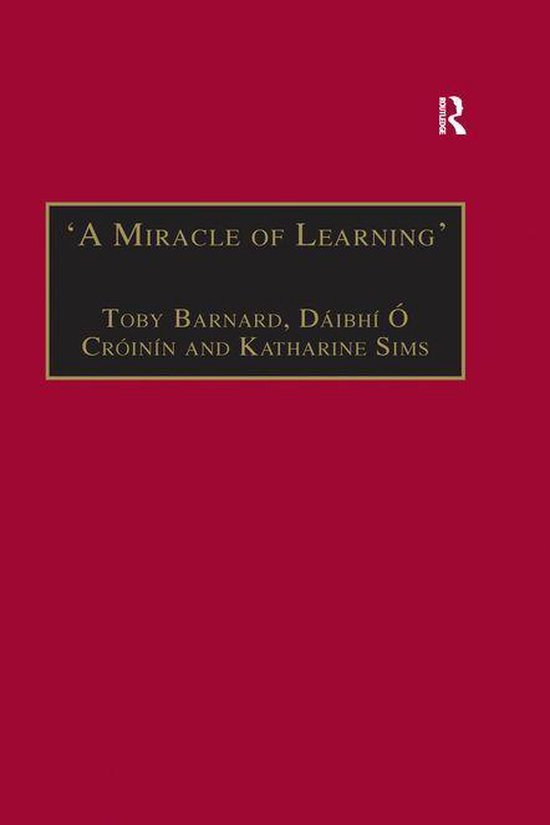 ‘A Miracle of Learning’ - cover