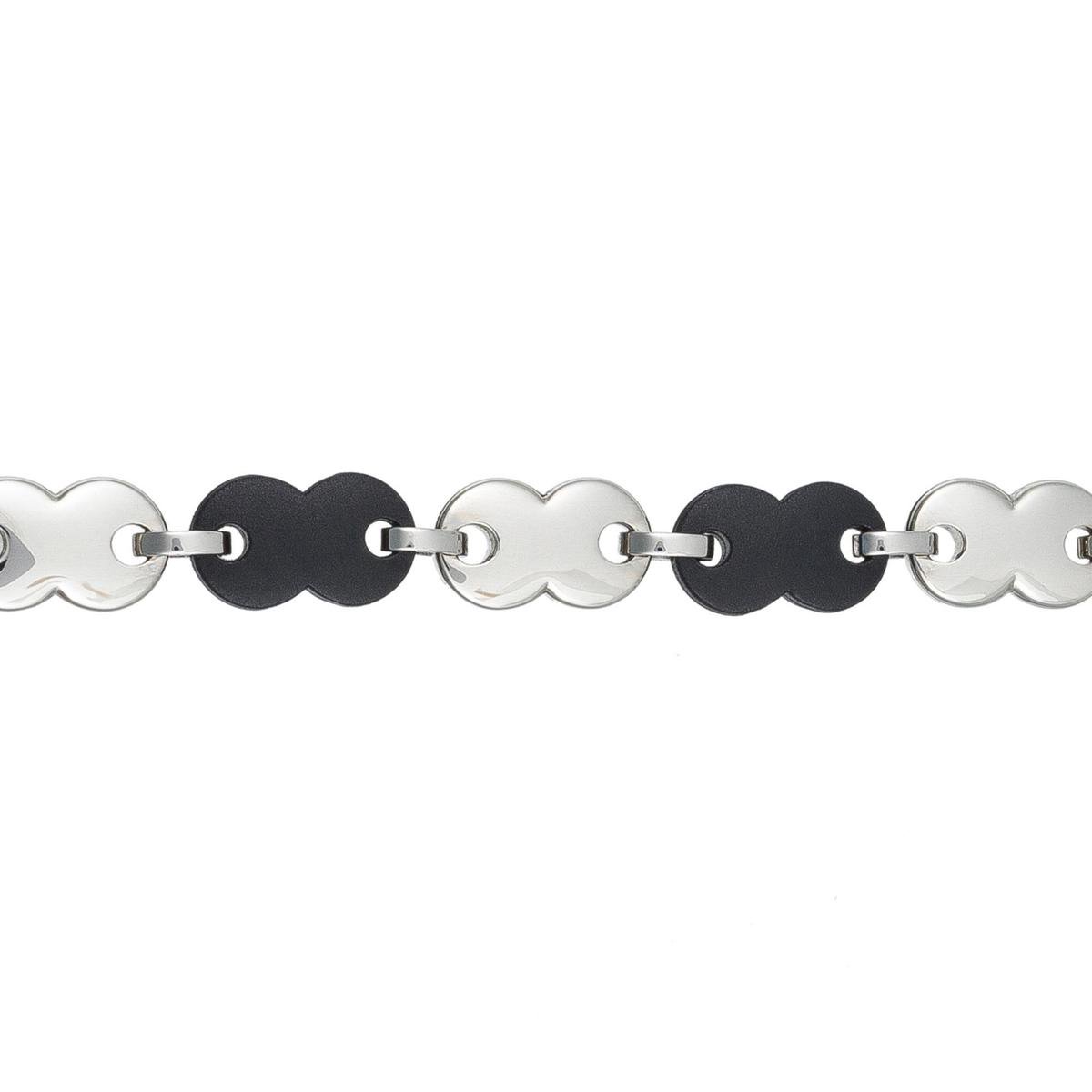 BRACCIALE SONAGLI E PERLE NATURALI ACCIAIO INOX 304 REGOLABILE – Femaca Jewels