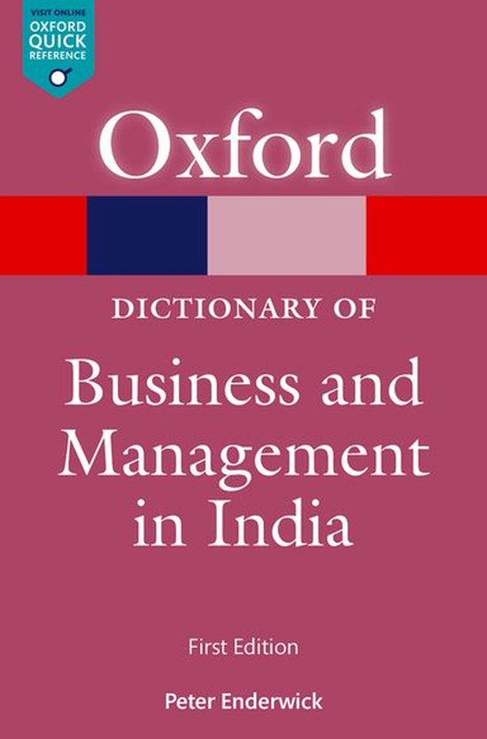 Oxford Quick Reference - A Dictionary of Business and Manage ... - cover