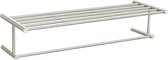WillieJan Groot Handdoekenrek HI.2521B - Mat RVS - Multifunctioneel