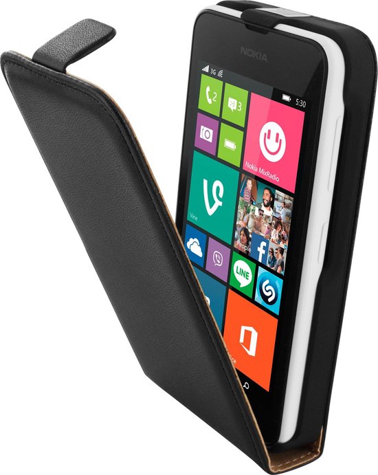 Mobiparts Essential Flip Case Nokia Lumia 530 Black | bol.com
