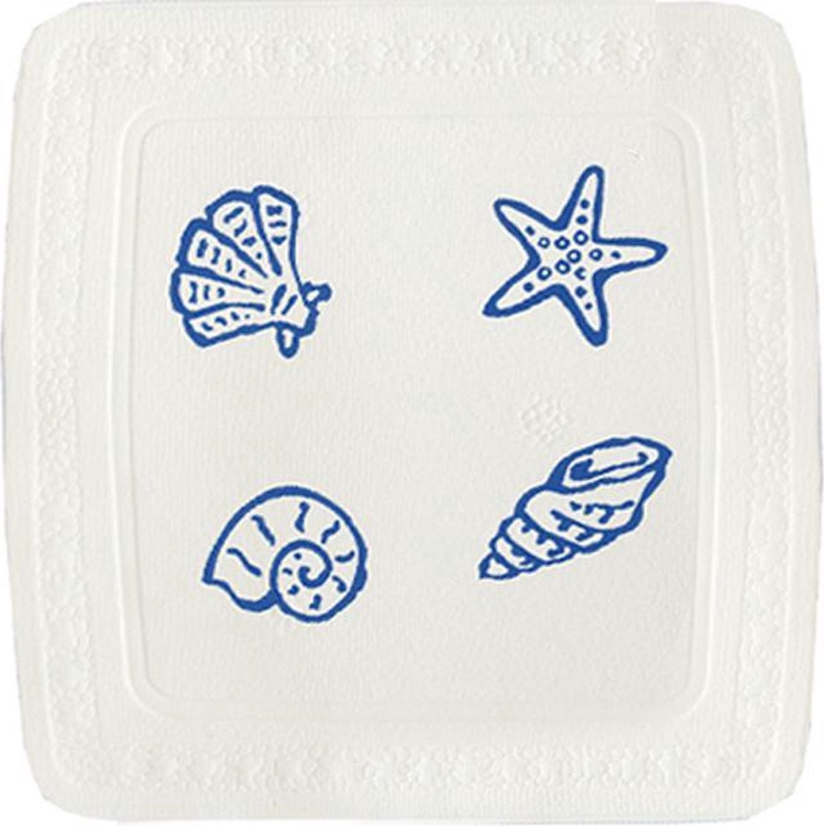 Allibert Lifestyle Allibert - Concha Anti Slip Mat 55x55 - Blauw